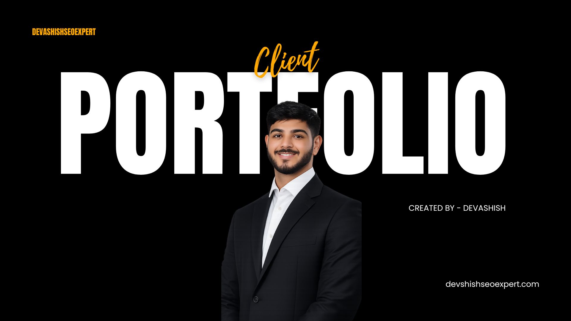 Devashish portfolio banner