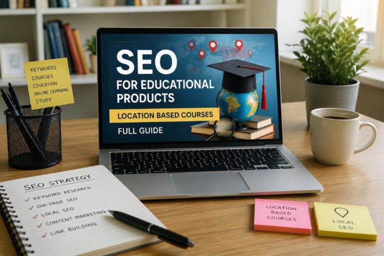 SEO for Educational Products , Location based Courses full guide